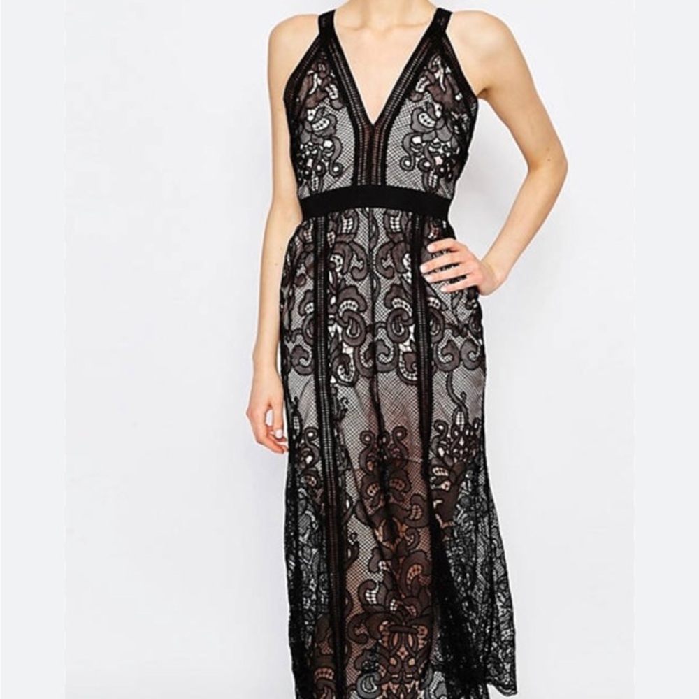 Alice McCall wanderlust lace sleeveless maxi dress. Sz 10